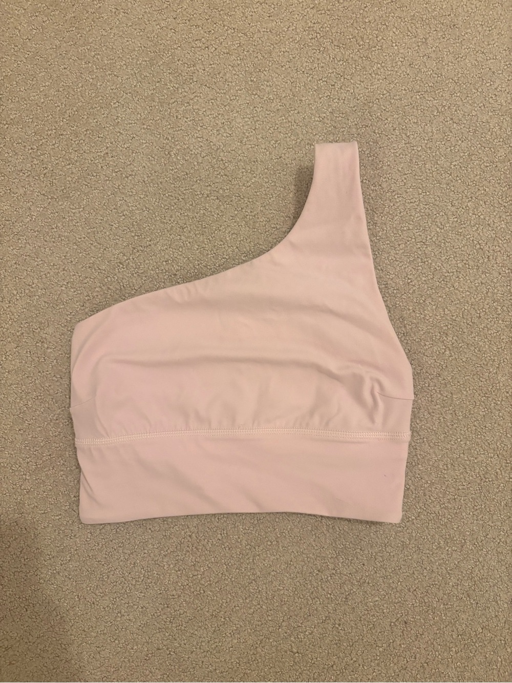 Lululemon One-Shoulder Sports Bra Pink Size 2